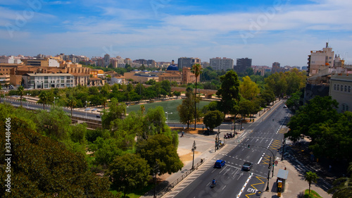 View of Valencia city, Spain