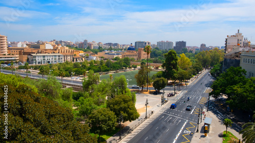 View of Valencia city, Spain