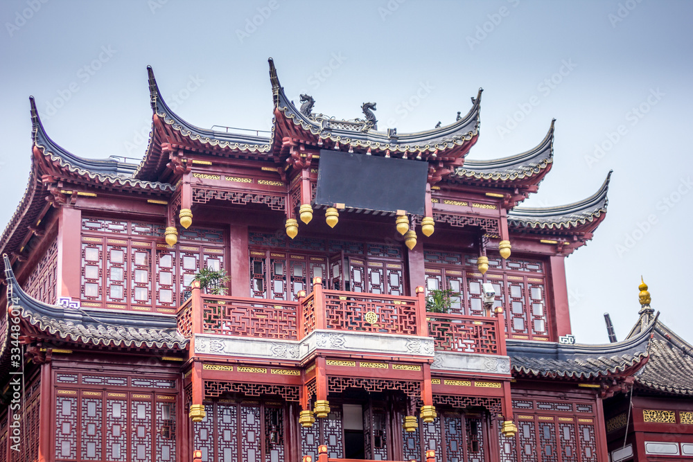 View of Shanghai old town, China