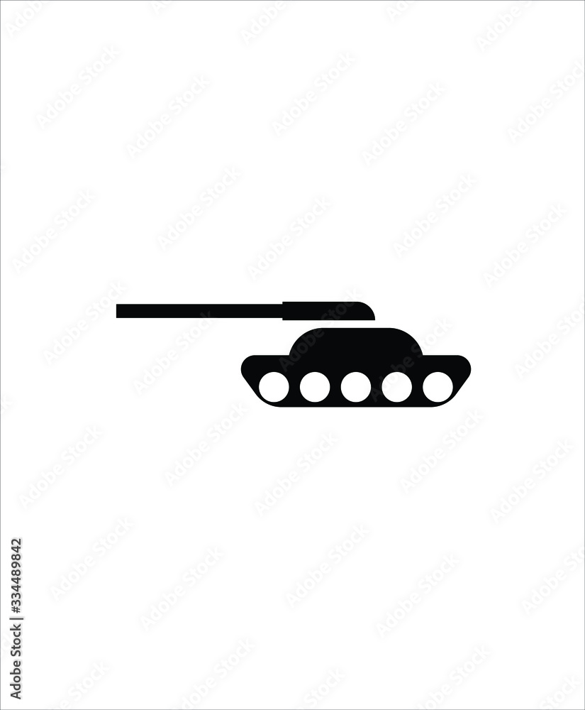 army tank flat icon,vector best flat design icon.