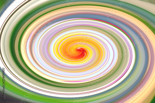 Swirl in yellow  red  pink and green tone for background.