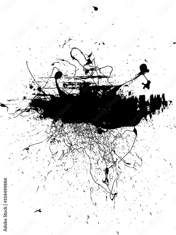 Grunge Brush Strokes Banner Background Grunge Brush Strokes Banner Background