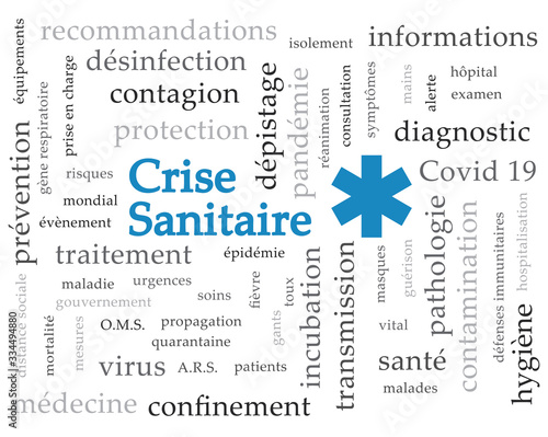 Logo crise sanitaire.