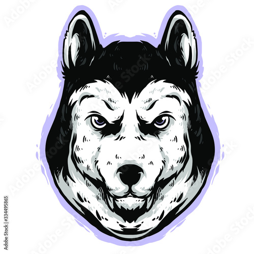 husky head 