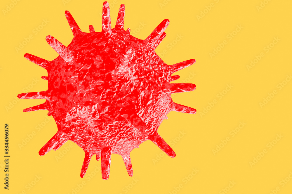 Coronavirus 2019 COVID-19 outbreak. Biology science 3D illustration. Coronavirus 2019 COVID-19 outbreak. Biology science 3D illustration.