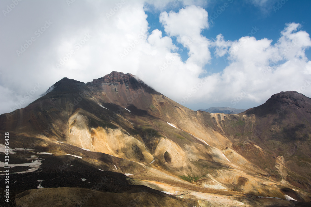 Panoramic view from Mount Aragats highest peak in Armenia Panoramic view from Mount Aragats highest peak in Armenia