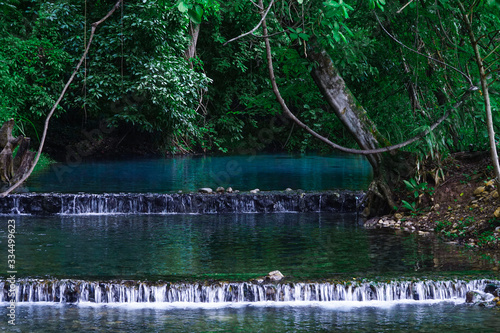 Sai Ngam hot spring in Mae Hong Son province in June.