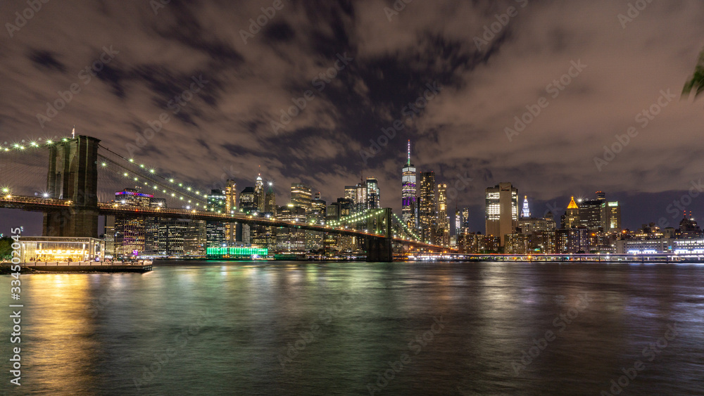 new york city night view