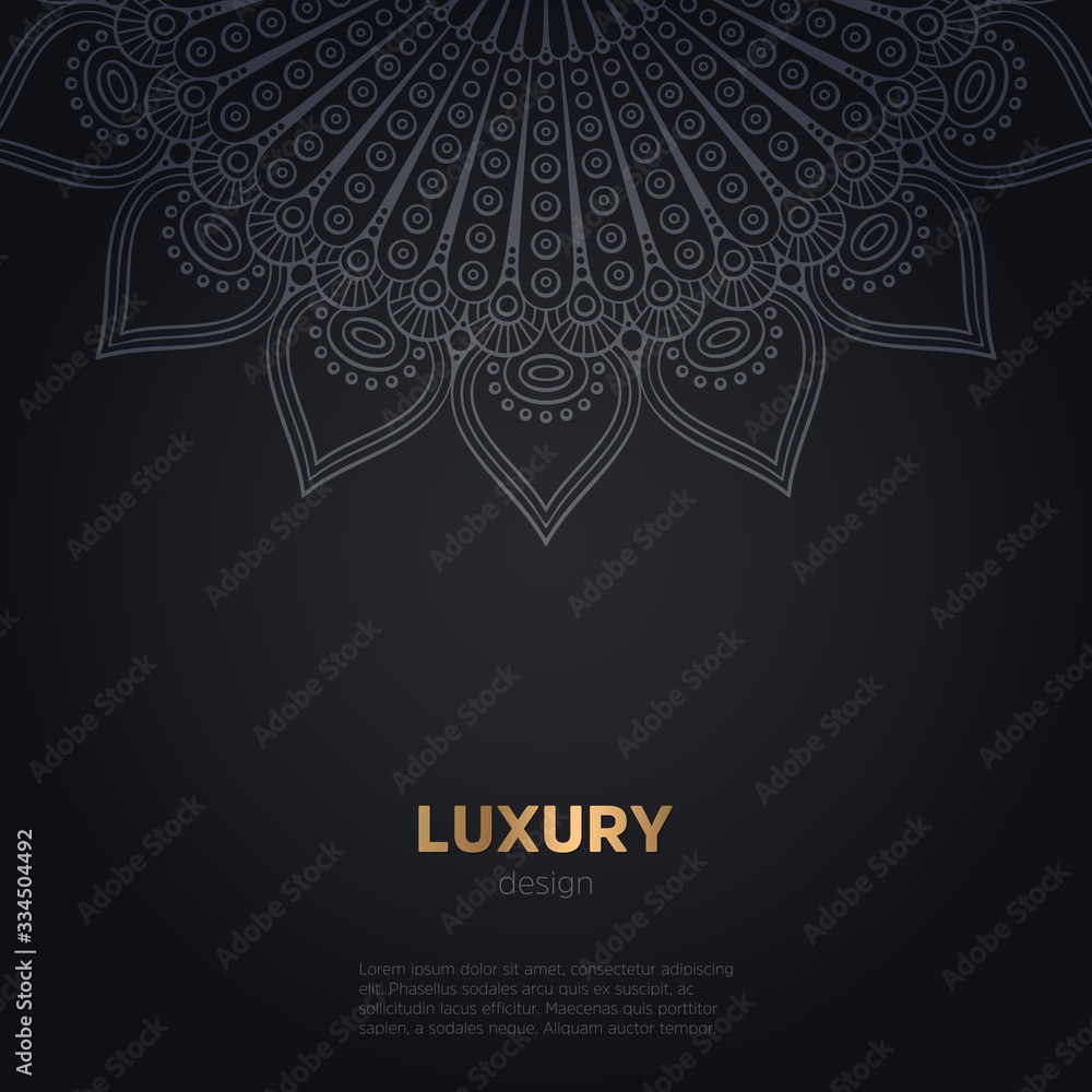 luxury mandala dark design background luxury mandala dark design background
