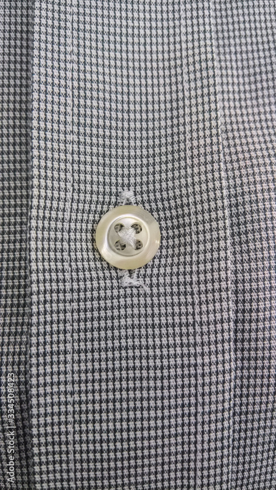light button sewn on shirt buttoned light button sewn on shirt buttoned