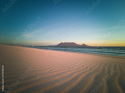 Surfer  Africa Cape Town beach