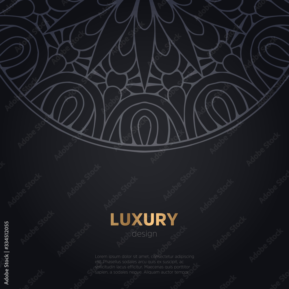 luxury mandala dark design background luxury mandala dark design background