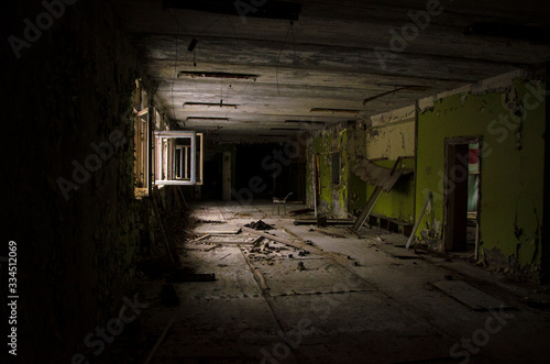 Tchernobyl, Chernobyl, abandonner, urbex, bâtiment