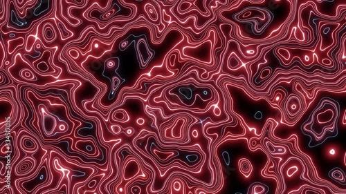 Wallpaper Mural Abstract background with neon wave. Torontodigital.ca