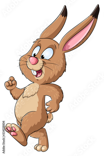 Niedlicher Hase - Vektor-Illustration