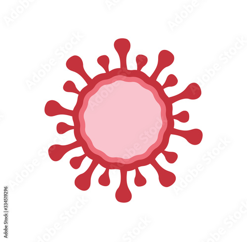 Vector image of a virus such as Coronavirus