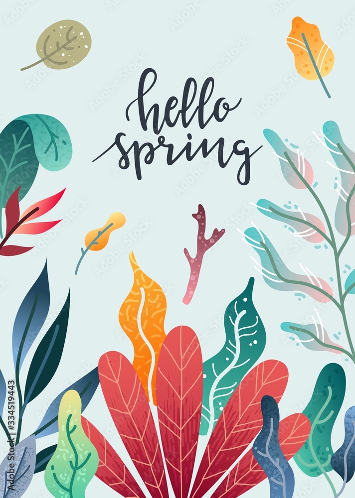 Vertical spring poster Vertical spring poster