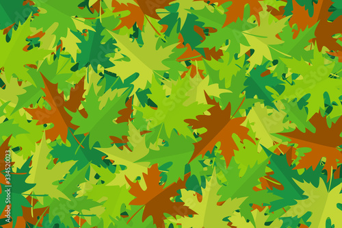 maple leaf seamless pattern. Wallpaper. colorful background. vector