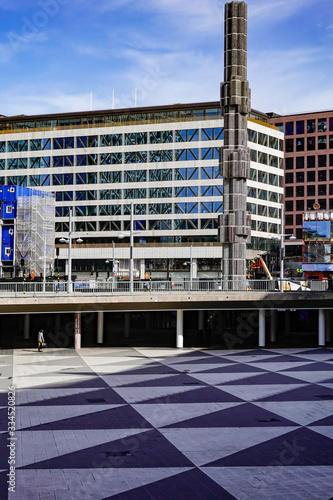 Photography Stockholm, Sweden Sergels Torg or T-Centralen empty of people.
