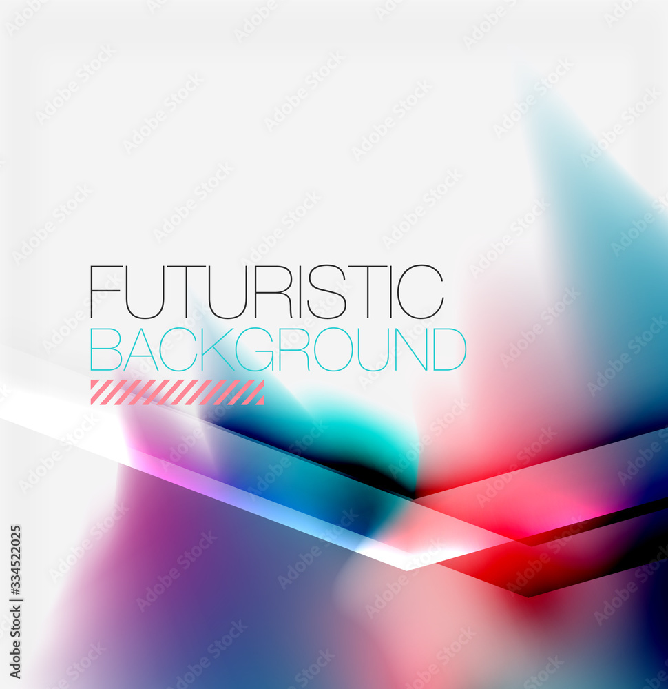 Obraz premium Liquid fluid color splashes abstract background, bright colorful shapes. Techno futuristic vector abstract background For Wallpaper, Banner, Background, Card, Book Illustration, landing page