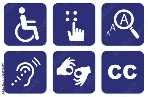 Universal Symbols of Accessibility photo
