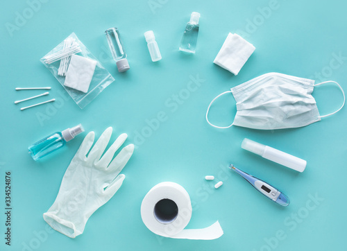 Coronavirus ( covid-19 ) prevention equipment.medical supplies.virus outbreak situation.body health care.washing and cleaning your hand.protect yourself