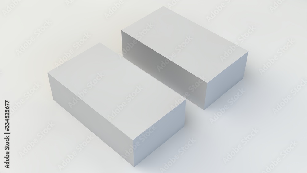 3d rendering, 3d illustration. Illustration of a business card on a light background. 3d rendering, 3d illustration. Illustration of a business card on a light background.