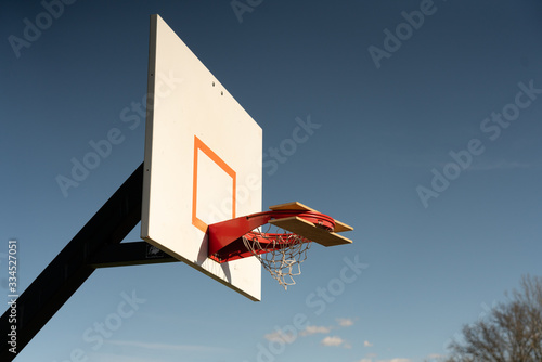 Schilderij op canvas Basketball Court Quarantined
