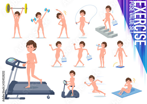 flat type nude men_exercise