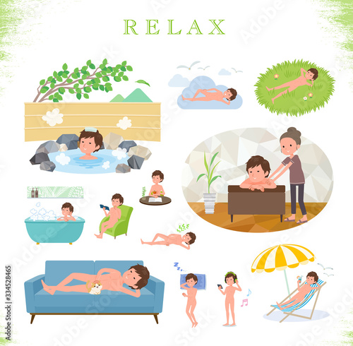 flat type nude men_relax