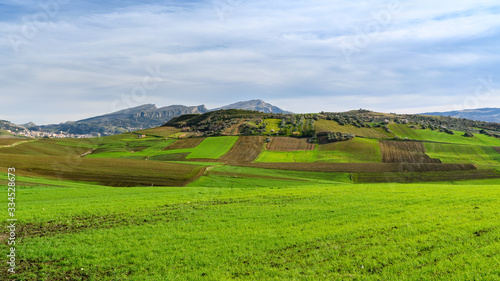 Obraz na płótnie spring landscapes in Sicily, Italy w salonie