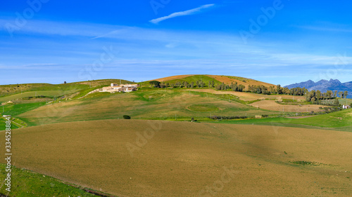 Obraz na płótnie spring landscapes in Sicily, Italy w salonie