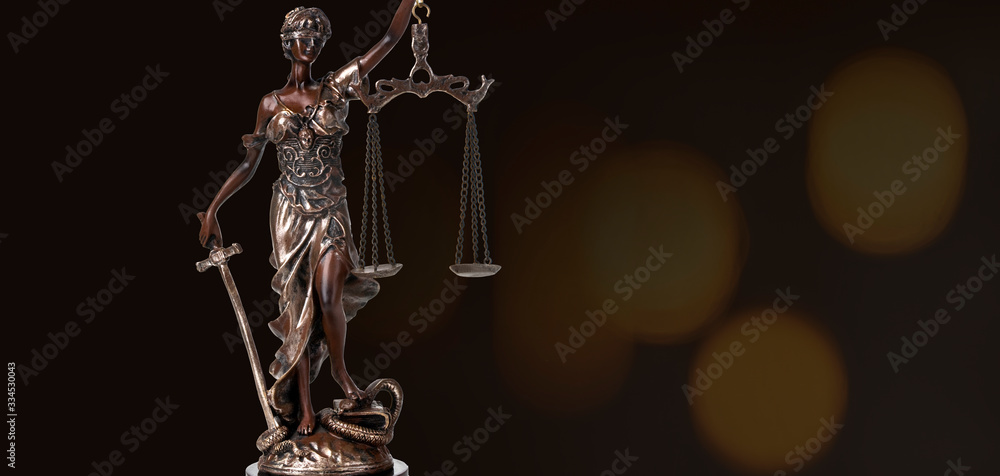 Bronze Themis statue - Bronze Themis statue -