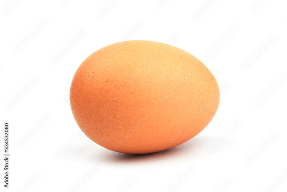 Brown chicken eggs, isolated on white background. Brown chicken eggs, isolated on white background.