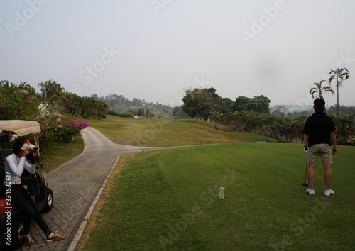 Photos of golf in Jakarta, Indonesia.