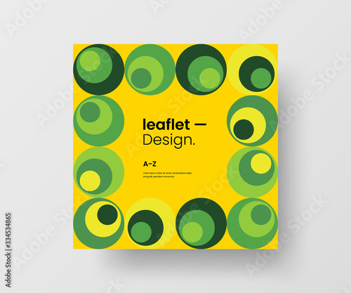Amazing business advertisement vector mural art square banner mock up. Modern corporate abstract geometric illustration design layout background. Company identity quadrangle texture brochure template.