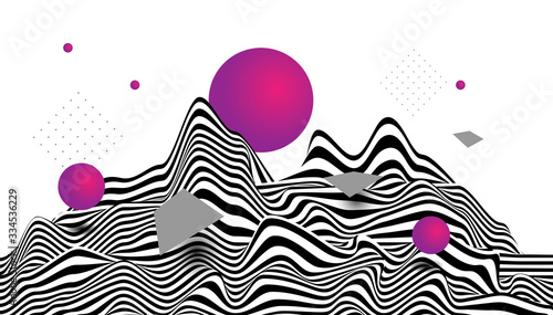 Basic RGBOPTICAL ART STRIPED BACKGROUND. ABSTRACT GRAPHIC DESIGN. SURREAL ILLUSTRATION.