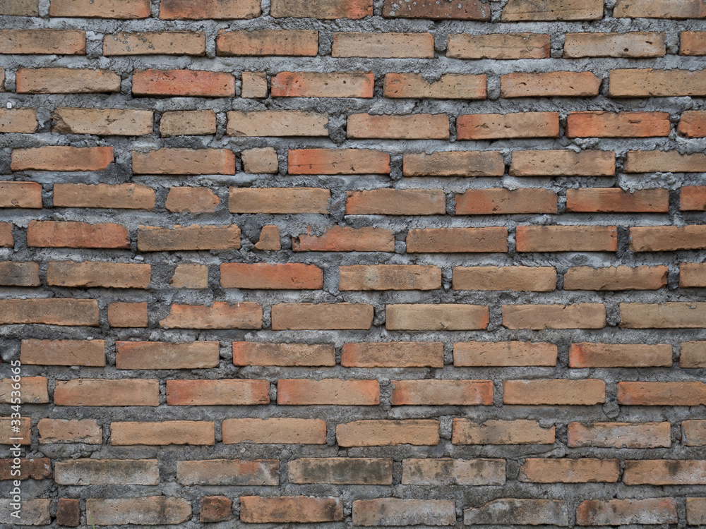 Obraz premium old red brick wall texture background