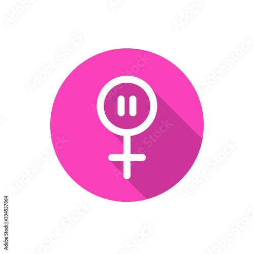 menopause line icon, vector illustration
