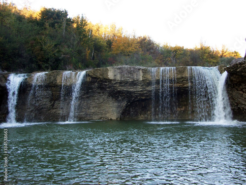 Waterfall Pazinski Krov on the Pazincica River - Pazin, Croatia (Slap Pazinski krov na rijeci Pazincici - Pazin, Hrvatska) photo