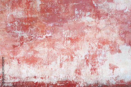 Abstract light background in grunge style. Old red concrete wall