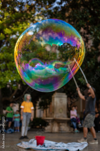 bubble, artists, entertainment, giant bubble