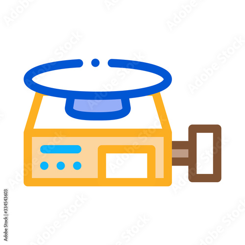 potter s wheel icon vector. potter s wheel sign. color contour symbol illustration