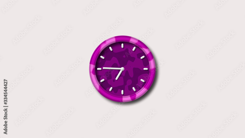 Pink army design clock icon,White background on wall clock,3d clock icon Pink army design clock icon,White background on wall clock,3d clock icon