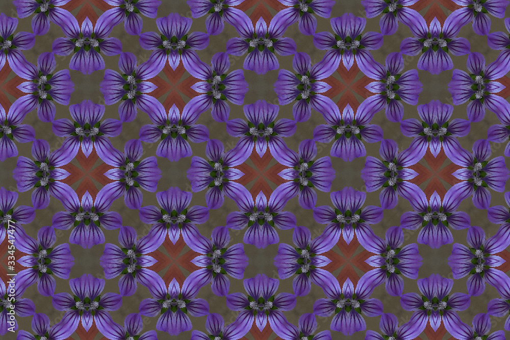 seamless pattern with flowers