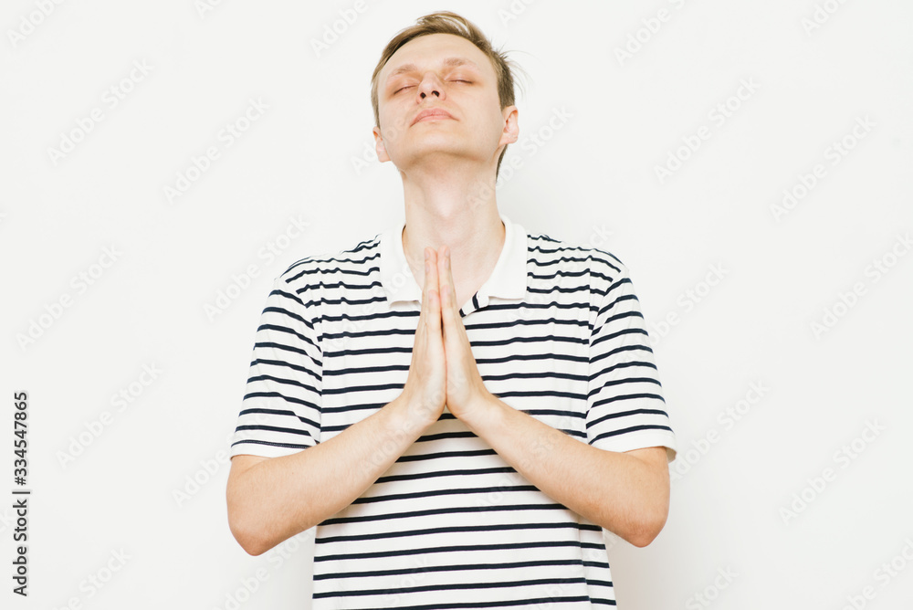 Prayer. Man. Prayer. Man.