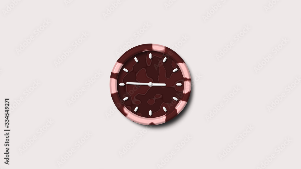 Army design 3d clock icon on white background,red dark clock icon,clock counting down Army design 3d clock icon on white background,red dark clock icon,clock counting down