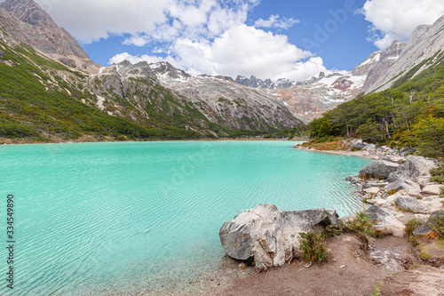 Emerald Lake - Landscape of Tierra del Fuego, Ushuaia, Argentina