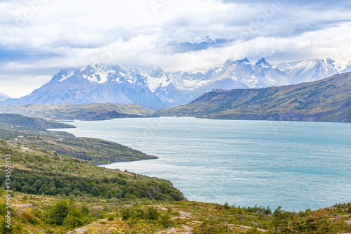 Landscape of El Toro Lake - Torres del Paine National Park