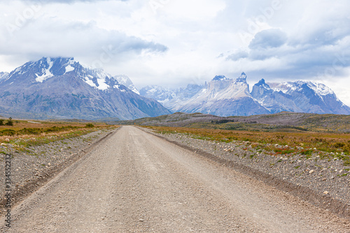 Landscape of Road Y-290 - Torres del Paine National Park